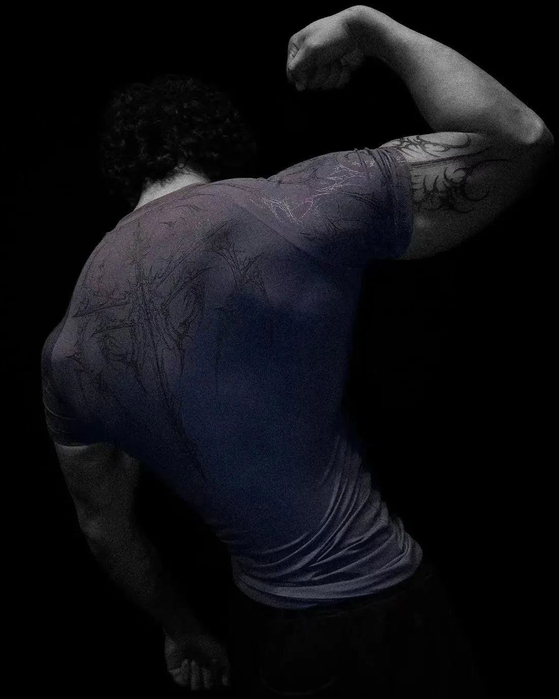 GYM T-shirt Men's Dark Gothic