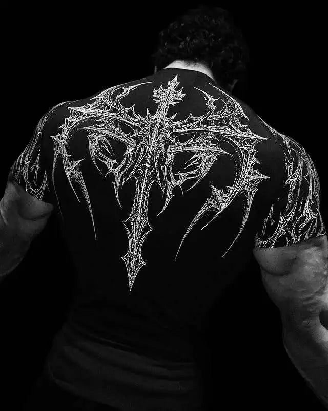 GYM T-shirt Men's Dark Gothic