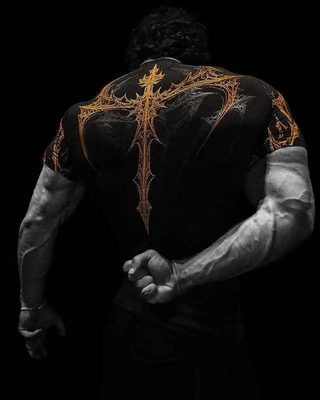 GYM T-shirt Men's Dark Gothic