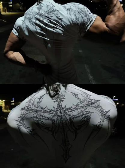 GYM T-shirt Men's Dark Gothic